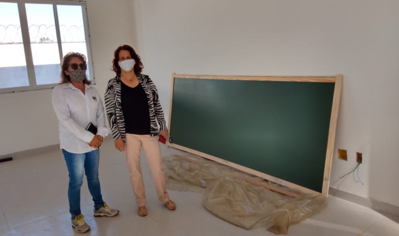10.07.2020 . Reta final da construção da Escola Municipal de Educação Infantil Francisco Braga.